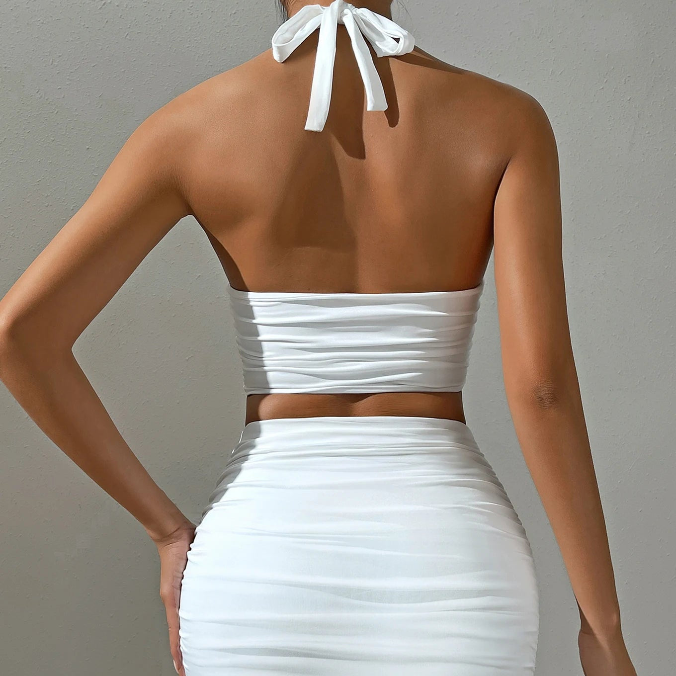 Lola Conjunto de dos piezas blanco