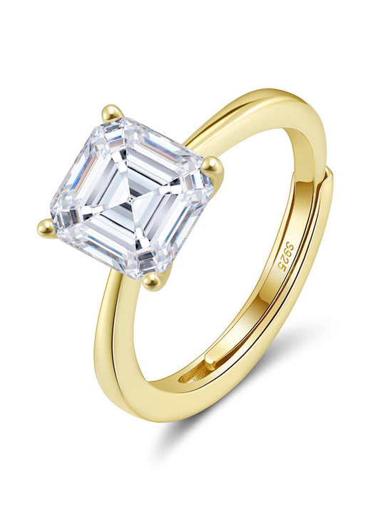 Anillo Dusk Is Mine chapado en oro de 18 quilates