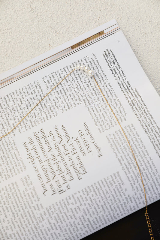 Collar Estella Heights Chapado en Oro 18K Verde