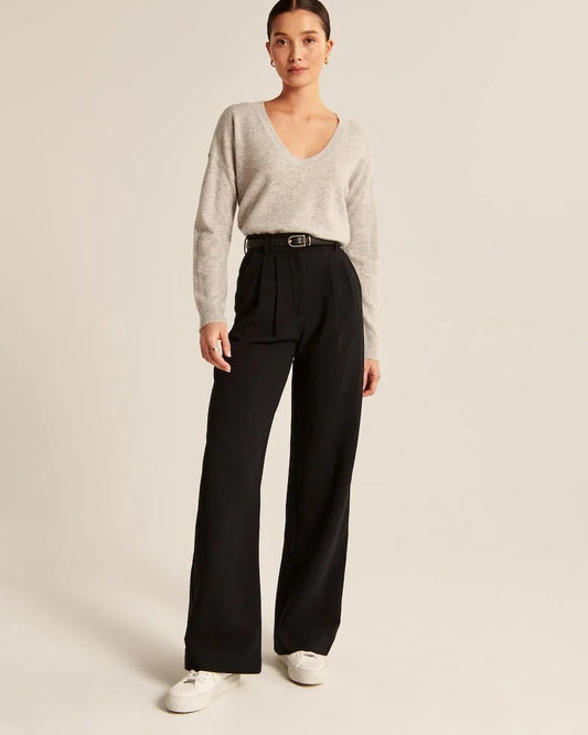Pantalón Wide-leg Negro