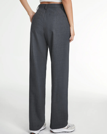 Pantalon Wide-leg Gris